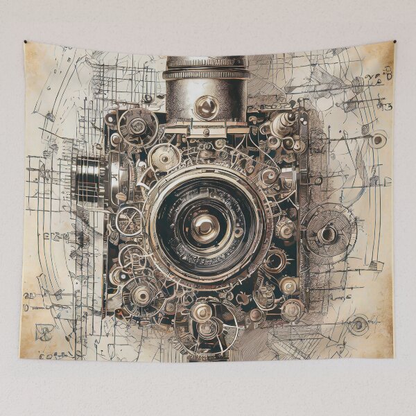 Item preview, Retro-Future Blueprint: Unveiling Tomorrow's Past designed and sold by drawbey.