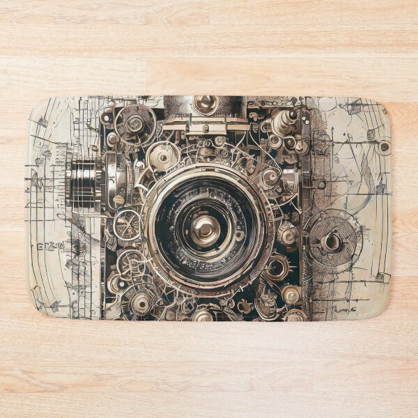 Item preview, Retro-Future Blueprint: Unveiling Tomorrow's Past designed and sold by drawbey.