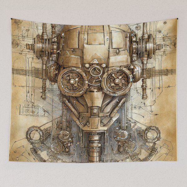 Item preview, Retro-Future Blueprint: Unveiling Tomorrow's Past designed and sold by drawbey.