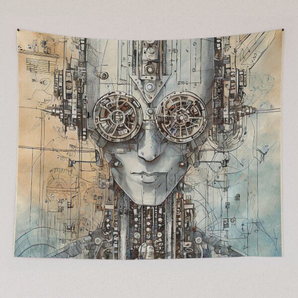Item preview, Retro-Future Blueprint: Unveiling Tomorrow's Past designed and sold by drawbey.