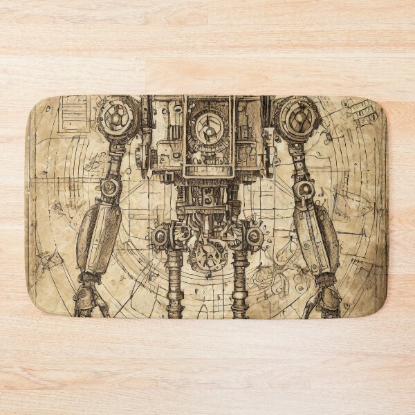 Item preview, Retro-Future Blueprint: Unveiling Tomorrow's Past designed and sold by drawbey.