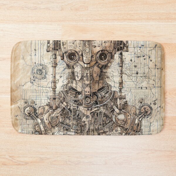 Item preview, Retro-Future Blueprint: Unveiling Tomorrow's Past designed and sold by drawbey.