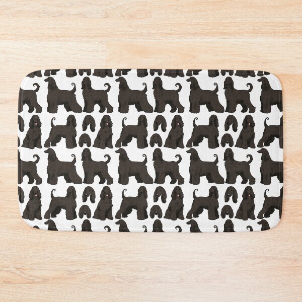 Item preview, Black Afghan hound pattern  designed and sold by Yaragold.