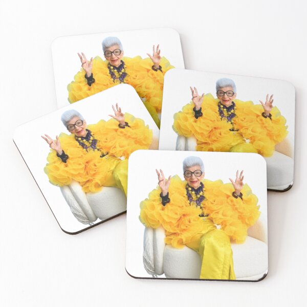 Item preview, Iris Apfel Fashion Yellow designed and sold by kerabat.