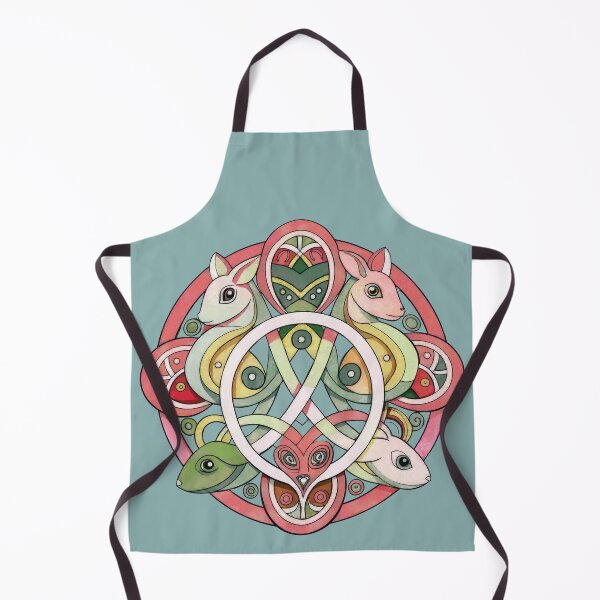 Item preview, Celtic knotwork with small mice designed and sold by Mustela erminea.