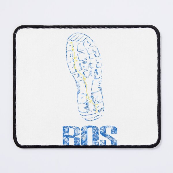 Item preview, Boston Runner Marathon Route Cityscape Shoe Print | Boston 26.2 designed and sold by Bored Imagination .