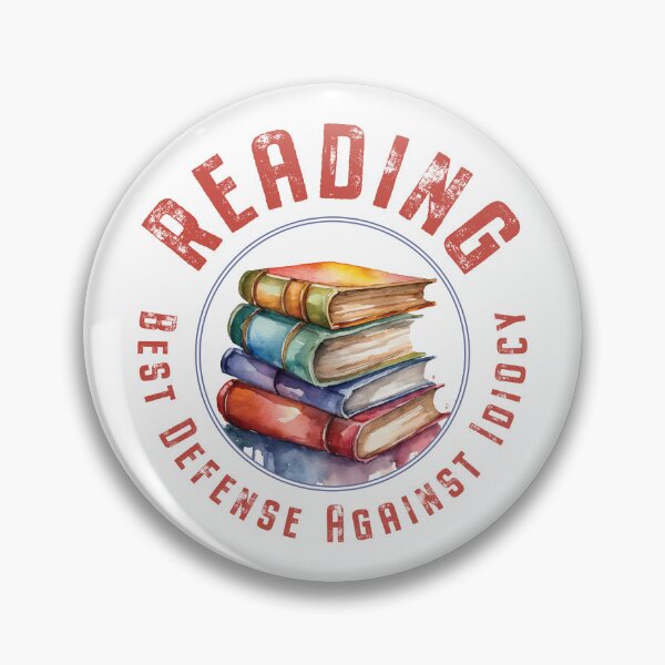 Item preview, Reading, Best Defense Against Idiocy designed and sold by Futurebeachbum.