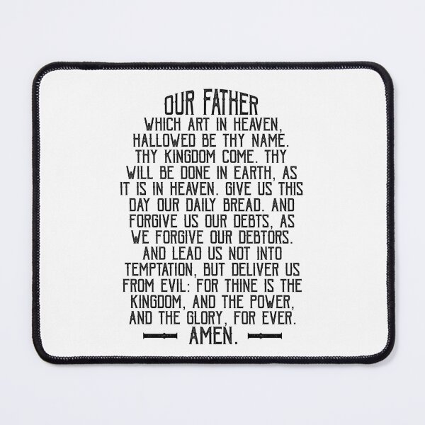 Item preview, The Lord's Prayer, Our Father Which Art In Heaven, Christian Model Prayer designed and sold by Angela Dow.