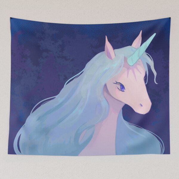 Item preview, The Last Unicorn illustration designed and sold by Asutip.