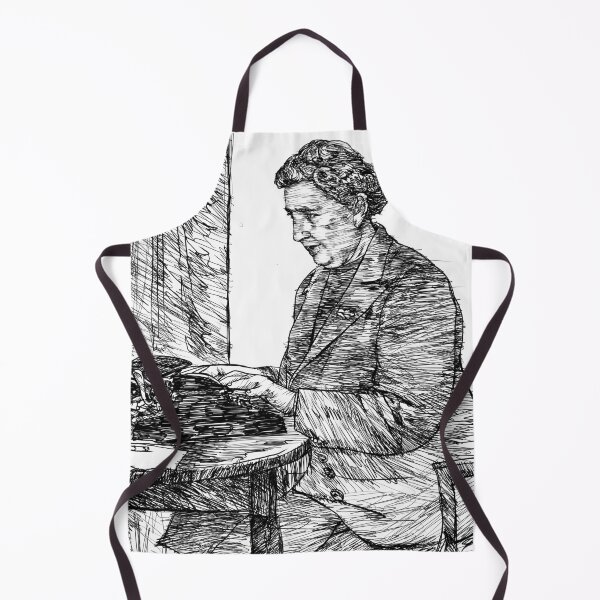 Item preview, AGATHA CHRISTIE ink portrait designed and sold by lautir.