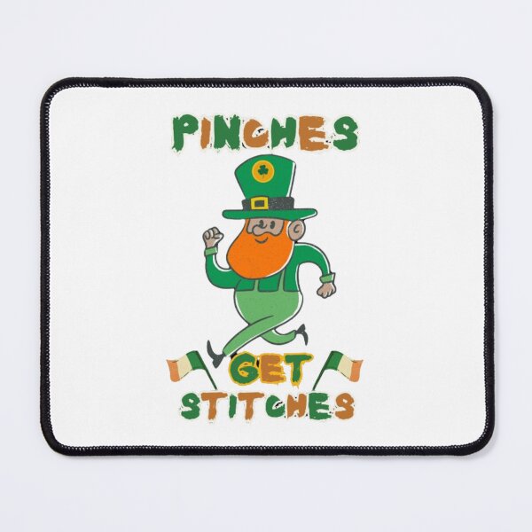 Item preview, Colorful Unisex Pinches Get Stitches Funny Leprechaun St Patricks Day Gift Idea designed and sold by EYE ILLUSTRATE  GRAPHICS.