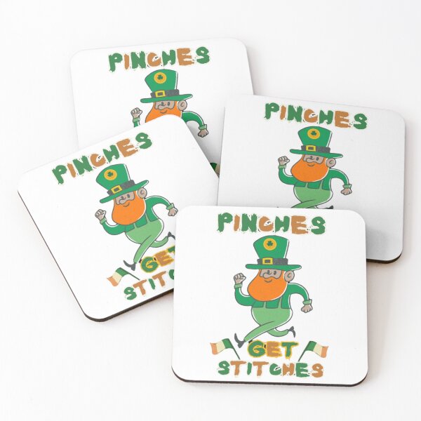 Item preview, Colorful Unisex Pinches Get Stitches Funny Leprechaun St Patricks Day Gift Idea designed and sold by EYE ILLUSTRATE  GRAPHICS.