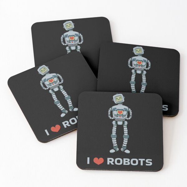 Item preview, I Love Robots Robot Heart Robotics designed and sold by MooonTees.