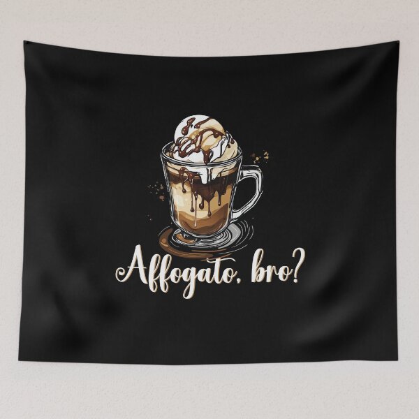 Item preview, Affogato Bro, Caffeine Lover designed and sold by orangeblue21.