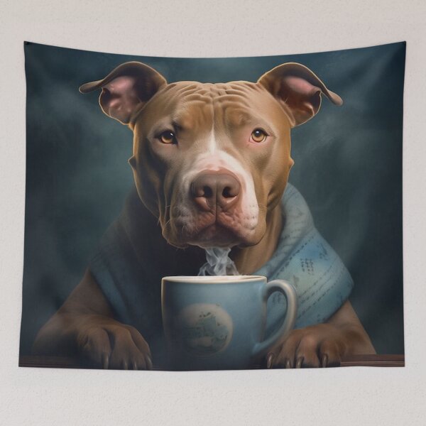 Item preview, Brewed Beginnings | Morning Dog Love  designed and sold by FairX.