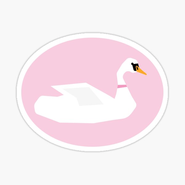 Coquette Swan Sticker