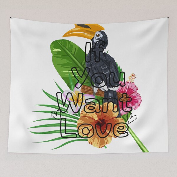 Item preview, Hornbill T-shirts, wildlife pattern T-shirts, cute pattern T-shirts, nature pattern T-shirts designed and sold by MissCirce1993.