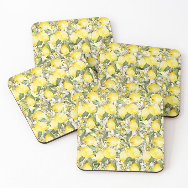 Item preview, Tropical Lemon Floral Pattern 2 designed and sold by Y0ussefrizk.