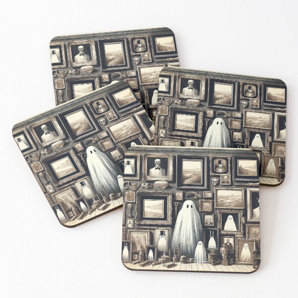 Item preview, Retro Museum of White Ghosts designed and sold by zzz888.