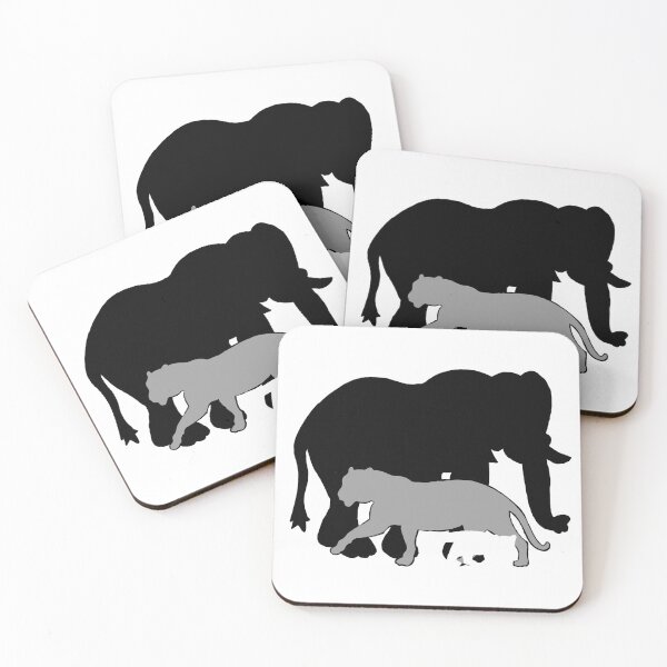Item preview, Black and White Animal Silhouettes  designed and sold by Animals-by-JB.