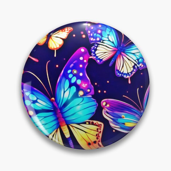 Item preview, Colorful Butterfly Scene designed and sold by Health And Fitness Posts e-Store.