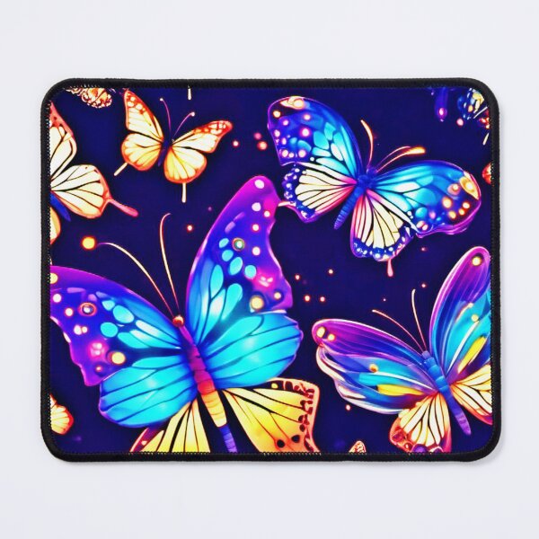 Item preview, Colorful Butterfly Scene designed and sold by Health And Fitness Posts e-Store.