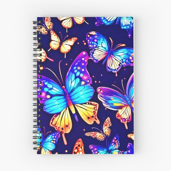 Item preview, Colorful Butterfly Scene designed and sold by Health And Fitness Posts e-Store.