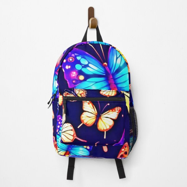 Item preview, Colorful Butterfly Scene designed and sold by Health And Fitness Posts e-Store.