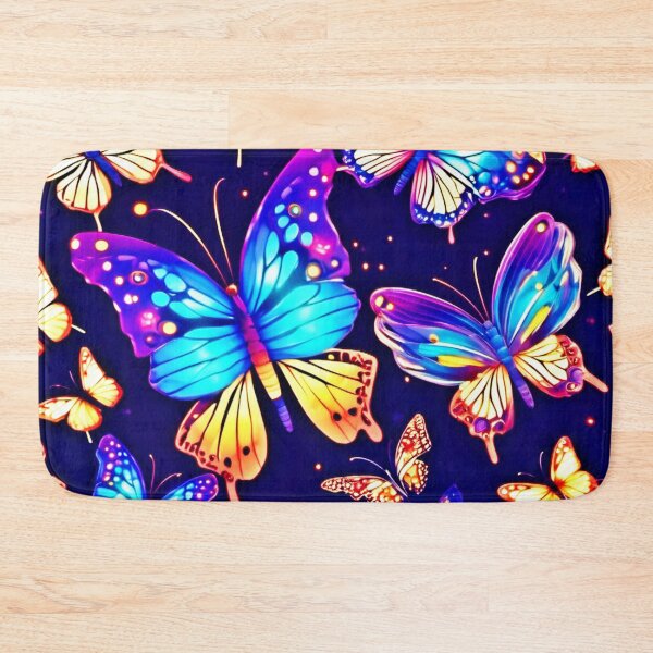 Item preview, Colorful Butterfly Scene designed and sold by Health And Fitness Posts e-Store.