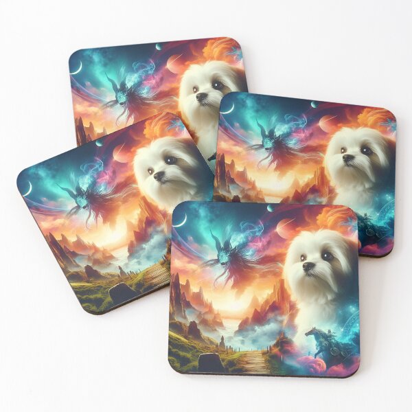 Item preview, Cinematic Maltese Marvel designed and sold by PawspectCreate.