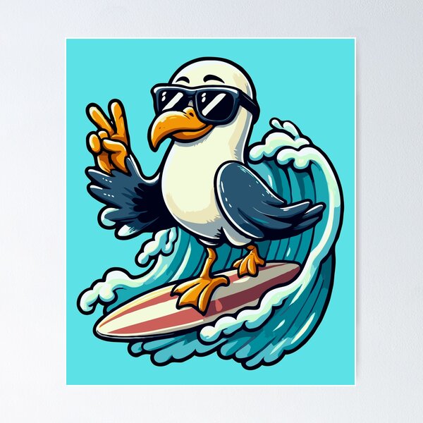 Item preview, Seagull Surfing designed and sold by McThingummy.