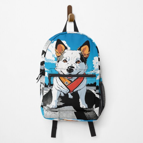 Item preview, The image portrays a vibrant illustration featuring a fluffy dog. designed and sold by yeekazar.