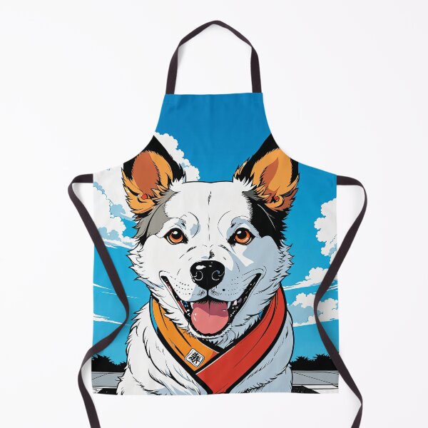 Item preview, The image portrays a vibrant illustration featuring a fluffy dog. designed and sold by yeekazar.