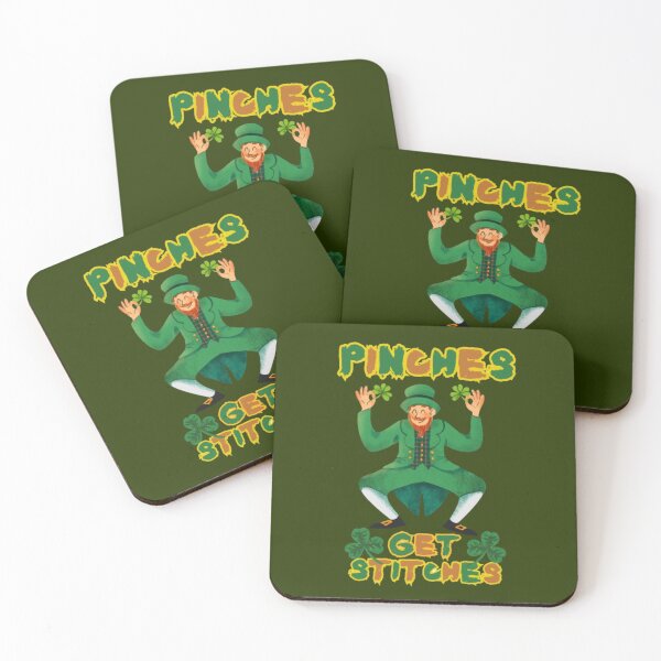 Item preview, Colorful Unisex Pinches Get Stitches Funny Dancing Leprechaun St Patricks Day Gift Idea designed and sold by EYE ILLUSTRATE  GRAPHICS.