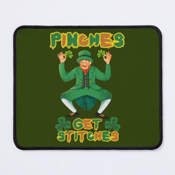 Item preview, Colorful Unisex Pinches Get Stitches Funny Dancing Leprechaun St Patricks Day Gift Idea designed and sold by EYE ILLUSTRATE  GRAPHICS.