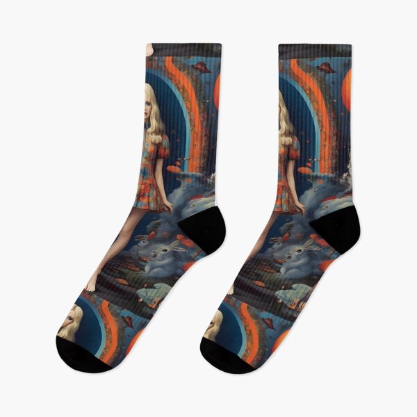 Item preview, Alice in Wonderland Trippy Surreal Art designed and sold by SoccaTamam.