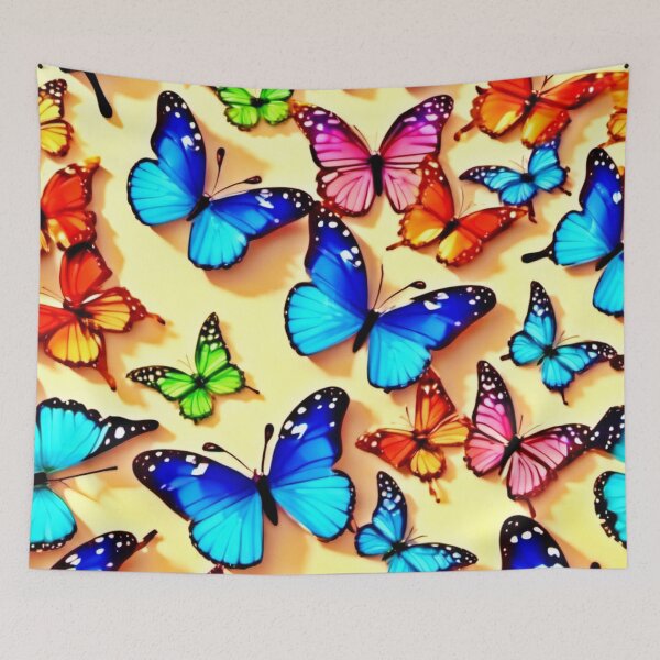 Item preview, Charming Butterfly Scene designed and sold by Health And Fitness Posts e-Store.