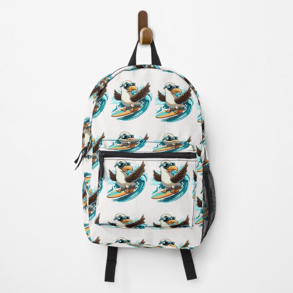 Item preview, Seagull Surfing And Wearing Sunglasses designed and sold by McThingummy.