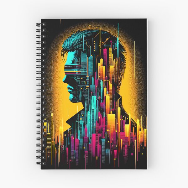 Item preview, Cyberpunk Man - Double Exposure designed and sold by Bomba Visual.