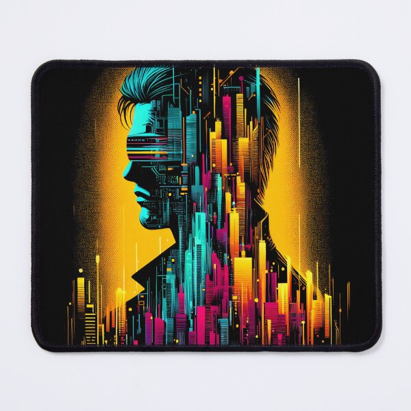 Item preview, Cyberpunk Man - Double Exposure designed and sold by Bomba Visual.