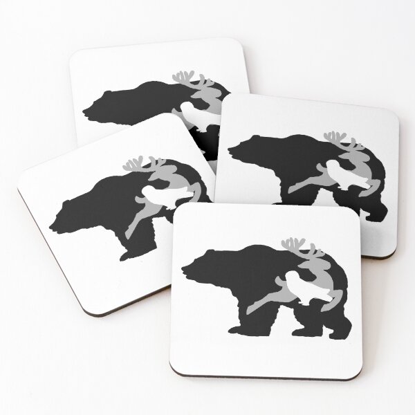Item preview, Black and White Animal Silhouettes designed and sold by Animals-by-JB.