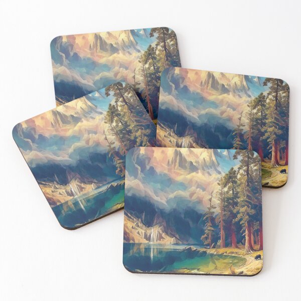 Item preview, Mystic Rocky Mountain Landscape designed and sold by EcoArtLab.