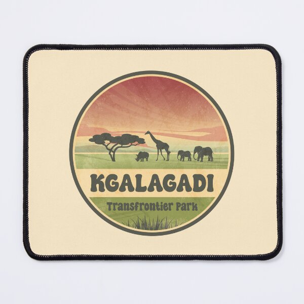 Item preview, Kgalagadi Transfrontier Park Vintage Safari Graphic designed and sold by CynthiaGraphics.