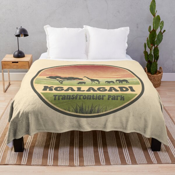 Item preview, Kgalagadi Transfrontier Park Vintage Safari Graphic designed and sold by CynthiaGraphics.