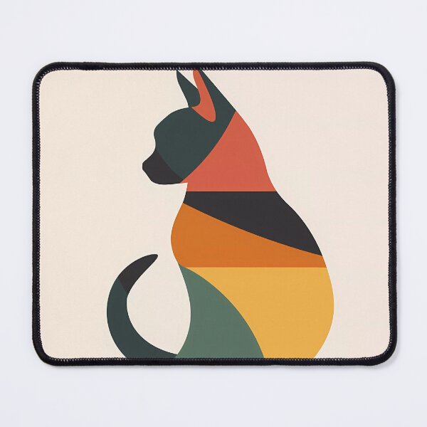 Item preview, "Symmetrical Feline Abstract" designed and sold by Art-Vortex-fr.