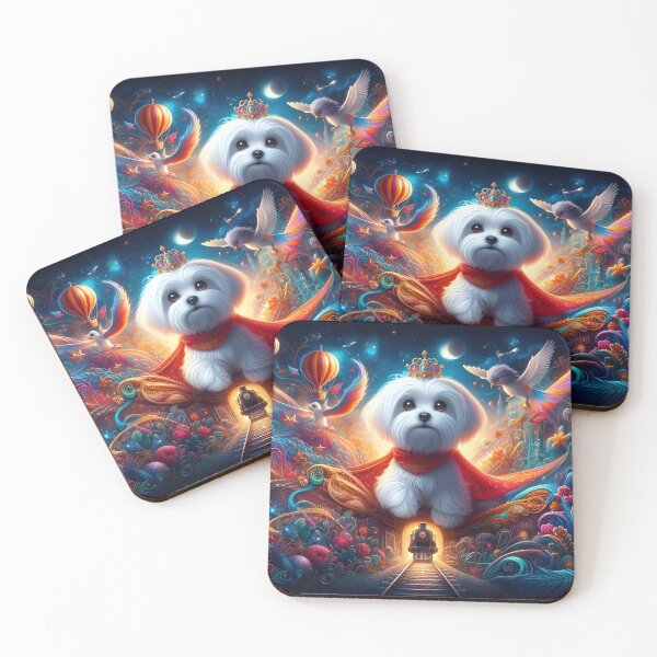 Item preview, Artistic Maltese Affair designed and sold by PawspectCreate.
