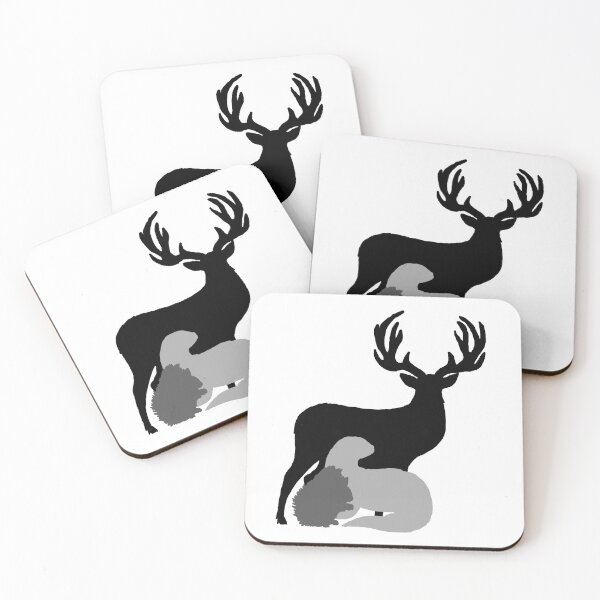 Item preview, Black and White Animal Silhouettes designed and sold by Animals-by-JB.