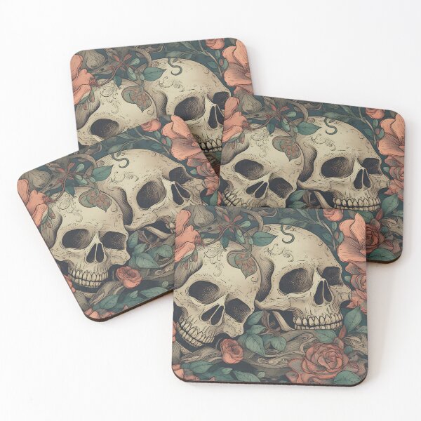 Item preview, Gothic Skull Rose - Dark Elegance Design designed and sold by PandaTShirtShop.