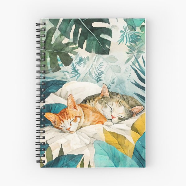 Item preview, Cats in bed watercolor art #cat  designed and sold by JBJart.