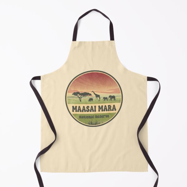 Item preview, Maasai Mara National Reserve Vintage Safari Graphic designed and sold by CynthiaGraphics.